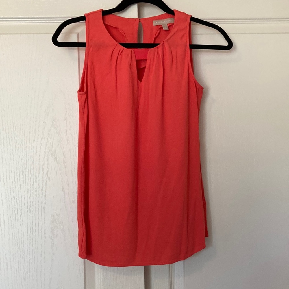 Banana Republic Coral Sleeveless Top size 2